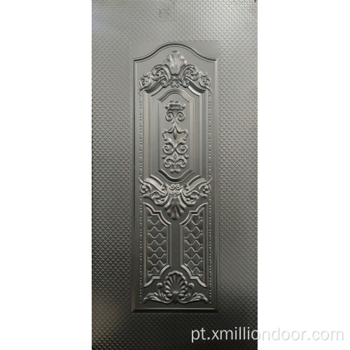 Painel de porta de metal com design de luxo